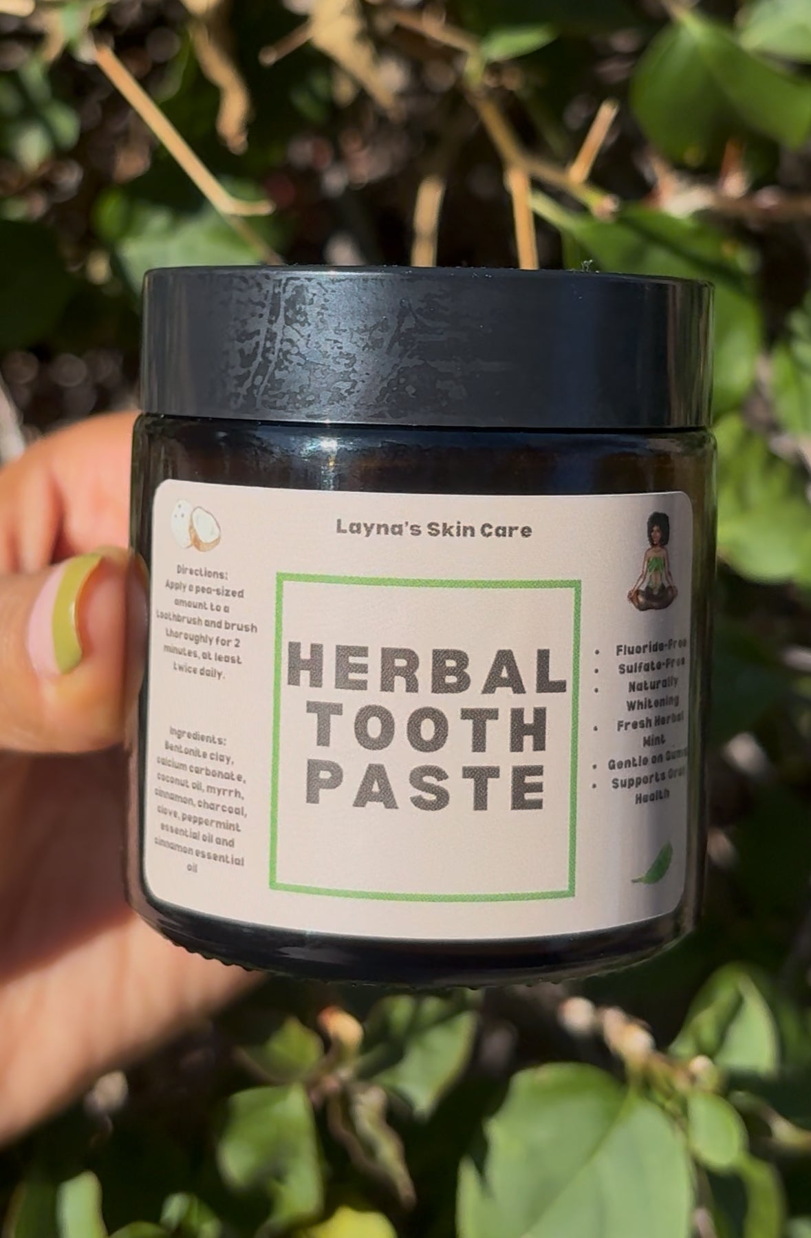 Herbal tooth paste